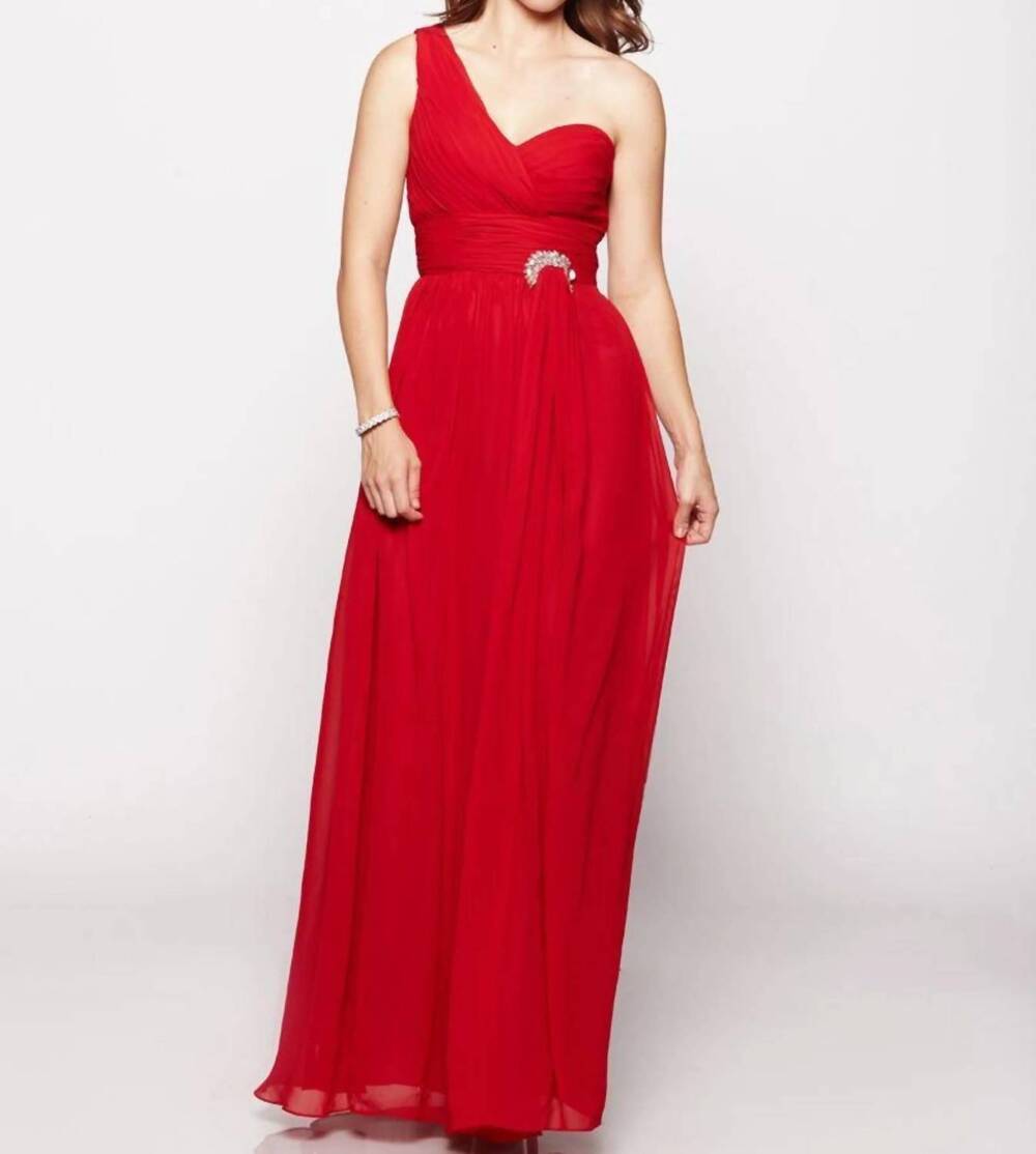 NEW LAST DRESS goddess maxi dress in claret